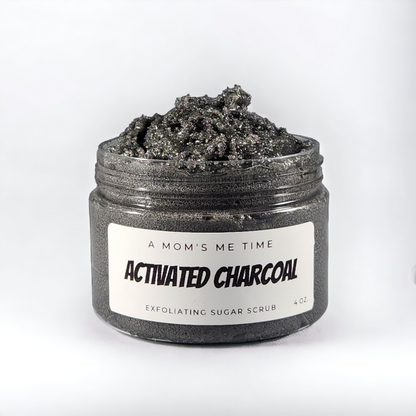 Activated Charcoal Shea Butter Sugar Scrub Unscented