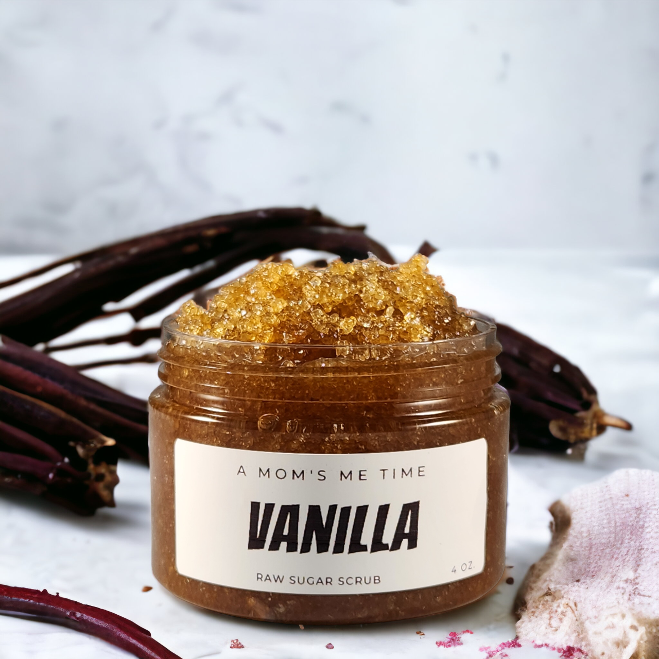 Natural Brown Sugar Scrub Exfoliating & Hydrating Skincare Essential