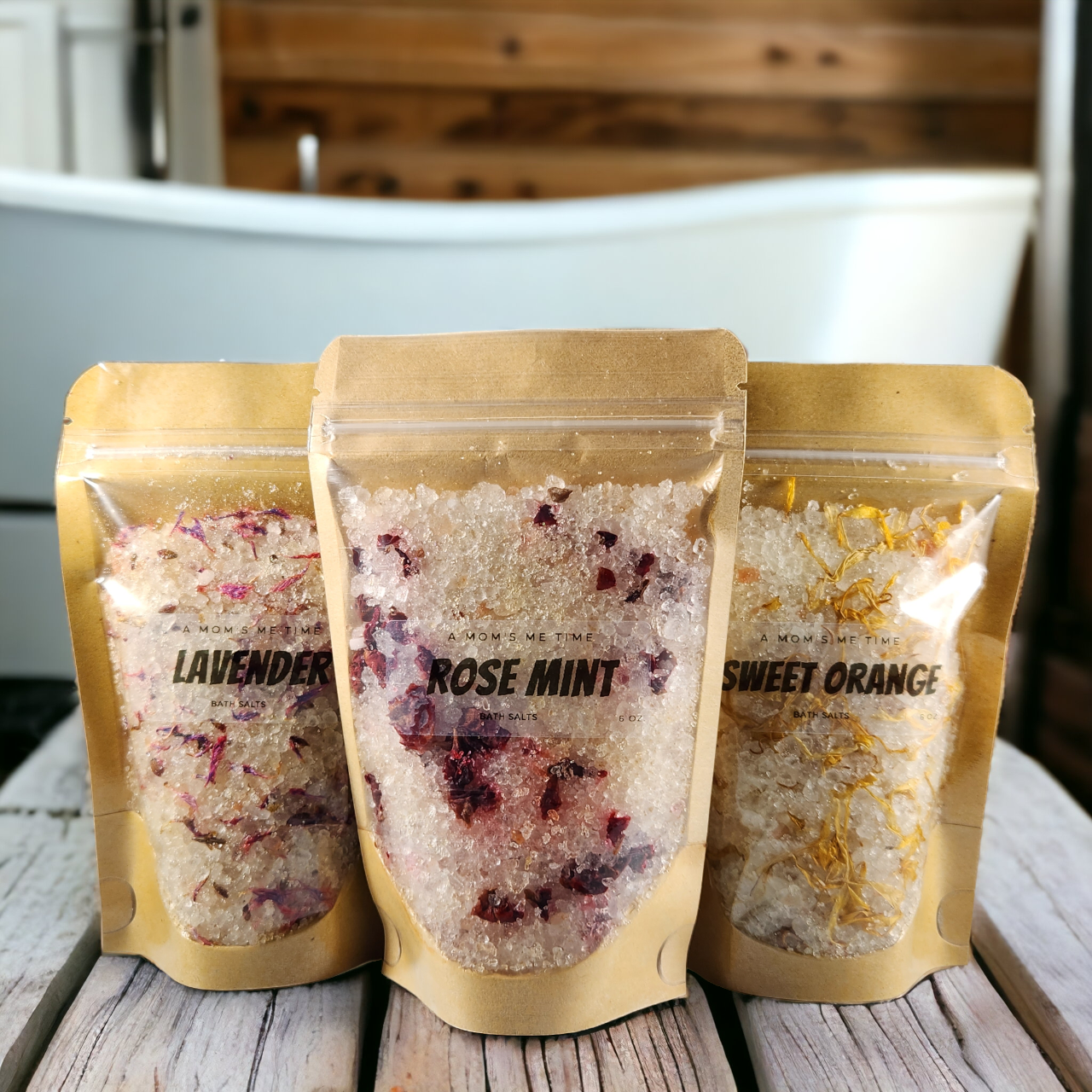 Premium Bath Salts Epsom, Himalayan and Dead Sea Salt