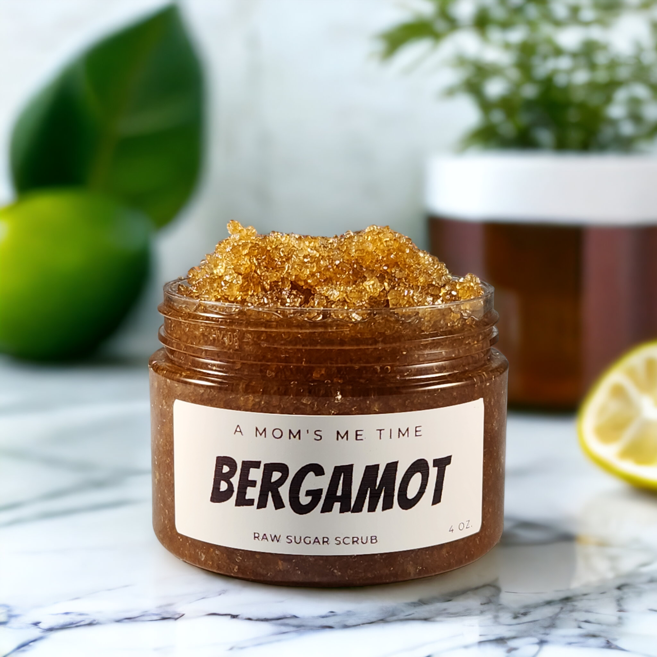 Natural Brown Sugar Scrub Exfoliating & Hydrating Skincare Essential